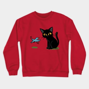 Talking with the bird Crewneck Sweatshirt